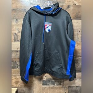 Sport-Tek Hoodie Warren County Soccer Academy Men’s Large Black Blue